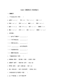 高中语文人教统编版必修 上册第三单元8（梦游天姥吟留别 登高 *琵琶行并序）8.3 *琵琶行并序综合训练题