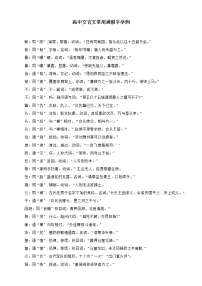 高考语文一轮复习 文言文通假字教案
