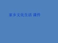 语文必修 上册二 家乡文化生活现状调查课文内容课件ppt