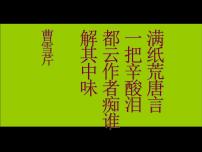 高中人教版 (新课标)1 林黛玉进贾府教学ppt课件