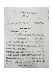 河南省濮阳市2021-2022学年高二上学期期末学业质量监测语文试题  含答案