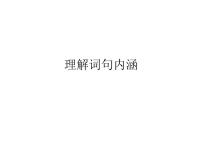 2022届高考语文复习文学类文本阅读之理解词句内涵课件105张