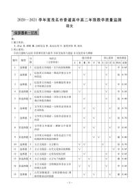 2021茂名高二下学期期末考试语文试题PDF版含答案