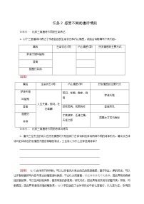 高中语文人教统编版必修 上册单元学习任务学案