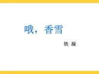 人教统编版必修 上册3.2* 哦,香雪优质课件ppt