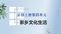 语文必修 上册第四单元 家乡文化生活学习活动二 家乡文化生活现状调查说课课件ppt