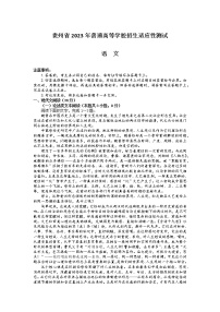 贵州省2023年普通高等学校招生高三适应性测试语文试题及答案