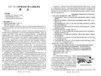 河南省新乡市2022-2023学年高三第三次模拟考试语文试题