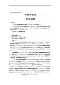 2023届山东省济南市高三下学期针对性训练（三模）语文PDF版含答案