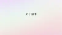 高中语文人教统编版必修 下册第一单元1 (子路、曾皙、冉有、公西华侍坐 * 齐桓晋文之事 庖丁解牛)1.3 庖丁解牛课文内容课件ppt