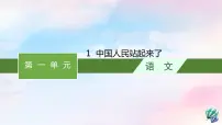 高中语文人教统编版选择性必修 上册1 中国人民站起来了课堂教学课件ppt