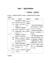 高考语文复习-- 学案75　语言仿写和得体——形神兼似，因境设辞