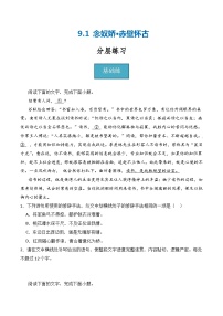 高中语文人教统编版必修 上册9.1 念奴娇·赤壁怀古精品同步达标检测题