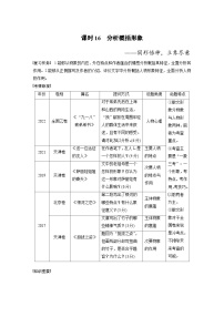 高考语文一轮复习课时练习 板块2 散文阅读 课时16　分析概括形象（含解析）