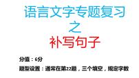 2024届高考语文复习：补写句子 课件