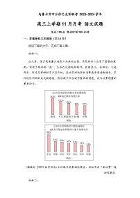 新疆乌鲁木齐市沙依巴克区联考 2023-2024学年高三上学期11月月考 语文试卷（部编版）（含解析）