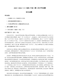 2023-2024学年吉林省白山市抚松县一中高二11月月考语文试题含答案