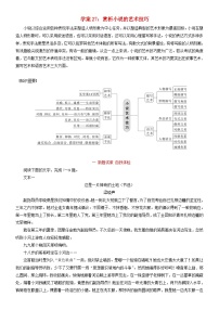 2024年高考语文文本阅读总复习学案27赏析小说的艺术技巧