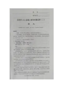 湖南省岳阳市2024届高三下学期二模语文试卷及答案