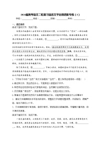 2024届高考语文二轮复习语言文字运用进阶专练（3）(含答案)