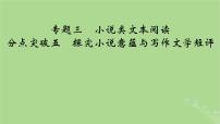 2025版高考语文一轮总复习复习任务群2文学性阅读专题3小说类文本阅读分点突破5探究小说意蕴与写作文学短评课件