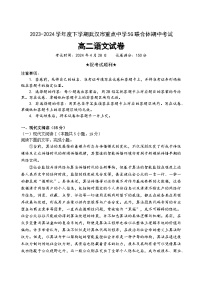 湖北省武汉市重点中学2023-2024学年高二下学期5G联合体期中考试语文试题（含答案）