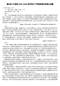 湖北省T8联盟2023-2024学年高三下学期压轴语文试题