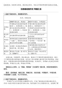 2024高考冲刺语文最热30题 任务驱动型作文 专题汇总（热度排序版）