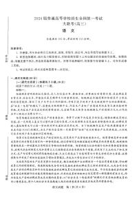 河南省部分高中2024届高三下学期5月联合测评语文试卷（PDF版附解析）