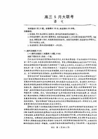 山东省智慧上进2024届高三下学期5月大联考语文试题（PDF版附解析）