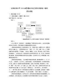 [语文]安徽省池州市2024届普通高中高三教学质量统一检测试题(解析版)