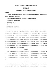 四川省眉山市东坡区2023-2024学年高一下学期6月期末联合考试语文试题（解析版）