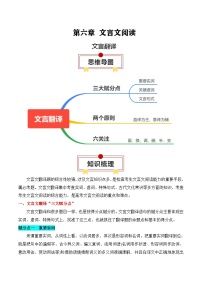 新高考语文一轮复习知识清单专题：文言翻译（2份打包，原卷版+解析版）