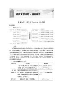 新高考语文一轮复习讲义板块8 第2部分 语言应用 课时69　语言连贯之语句衔接(语句复位)——保持一致，代入恰当