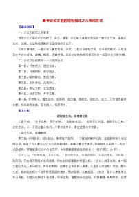 高考议论文的结构模式之六段综合式-备战2025年高考语文议论文写作全面指导（全国通用）讲义与练习