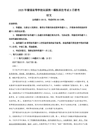 2025届河南省新未来高三上学期9月大联考语文试题（原卷版+解析版）