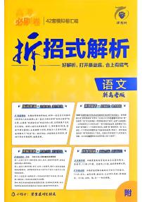 2025高考必刷卷语文答案解析册