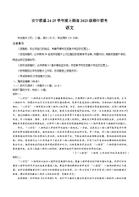 四川省安宁河高中振兴联盟2024-2025学年高二上学期11月期中考试语文试题