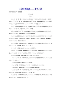 2025届高考语文复习：小说阅读训练（含答案） (15)