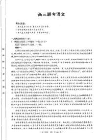 2025届甘肃青海宁夏金太阳百校联考高三上学期11月考-语文试卷+答案