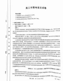 语文丨福建省漳州宁德龙岩三市百校联考2025届高三上学期11月联考语文试卷及答案