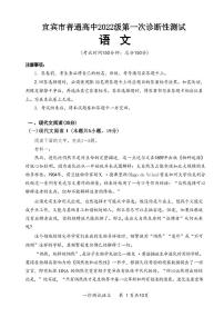 语文丨四川省宜宾市2025届高三上学期11月第一次诊断性考试（宜宾一诊）语文试卷及答案