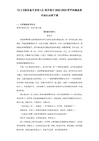 高中语文人教统编版必修 下册13.2* 装在套子里的人同步训练题
