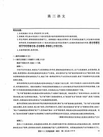 九师联盟河南2024-2025学年高三上学期11.28教学质量检测语文试卷及答案