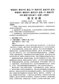 2025届湖北省十一校高三(上)第一次联考语文试卷(含答案)