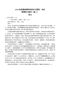 2025河南省青桐鸣大联考高三上学期11月月考试题语文含解析