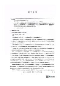 2024～2025学年河南省许平汝名校联考高三(上)12月月考语文试卷(含答案)