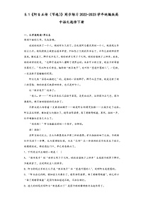 高中人教统编版5.1 阿Q正传（节选）习题