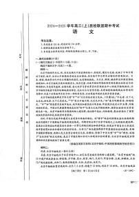 河北省邢台市质检联盟2024-2025学年高三上学期11月期中语文试卷及参考答案