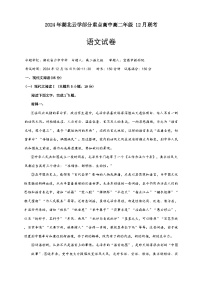2025湖北省云学联盟高二上学期12月联考语文试题含答案